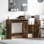 Laud sahtliga suitsetatud tamm 120,5 x 44 x 88,5 cm tehispuit