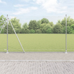 KUUSNURGA AED 1.4X25 M TSINGITUD TERAS, AIA POSTS&Uuml;STEEM ALUSPLAATIDEGA 13 TK &Oslash;32MM 78.5CM TSINGITUD TERAS