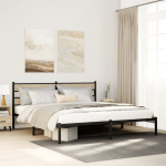 METALLIST VOODIRAAM ILMA MADRATSITA SONOMA TAMM 200X200 CM