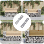 T&ouml;&ouml;tlemise plaat 2 tk h&otilde;bedane 50 x 10 x 1,2 mm raud