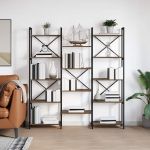 Raamatukapp Sonoma tamm 156 x 25 x 167 cm Tehispuit