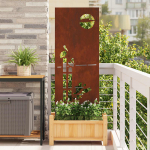 Aia privaatsuse kate rooste 50 x 140 cm kulunud teras