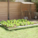 &Uuml;kssarviku aed 4 tk h&otilde;bedane 50 x 3,5 x 25 cm roostevaba teras