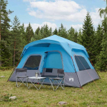 Kohene Telk Sinine 340 x 280 x 190 cm 185T Pol&uuml;ester PU-kattega