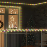 K&ouml;&ouml;gi valgus koos 2400 led-iga mitmev&auml;rviline 100 m pvc