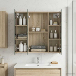 Vannitoa peeglikapp Sonoma tamm 70 x 14,5 x 70 cm Tehispuit