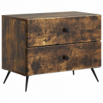 &Ouml;&ouml;lambi kapp Suitsutatud tamm 62 x 34,5 x 47,5 cm Tehispuit