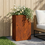 Aia istutuskast rooste 50 x 30 x 75 cm ilmastikukindel teras
