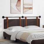 Rippuv voodipeats &Uuml;ksv&auml;rviline Tume pruun 170 x 55 x 5 cm Antiik PU