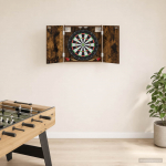 Dartboardi kapp Suitsutatud tamm 56 x 12 x 53,5 cm Tehispuit