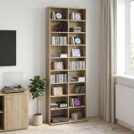 CD kapp Sonoma tamm 65 x 23,5 x 175 cm Tehispuit