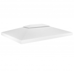 Kahekordne varjualuse katus 310 g/m&sup2; 4 x 3 m, valge