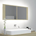 LED-peeglikapp sonoma tamm 100 x 12 x 45 cm, akr&uuml;&uuml;l