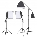 Stuudio valgustuskomplekt, statiivi ja softboxiga