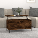 Diivanilaud, suitsutatud tamm, 90 x 44,5 x 45cm, tehispuit