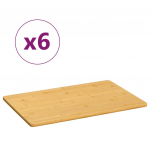 Serveerimisalused 6 tk, 35 x 23 x 0,8 cm, bambus