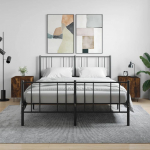 &Ouml;&ouml;kapid 2 tk, suitsutatud tamm, 40 x 40 x 50 cm, tehispuit