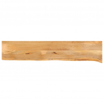 Lauaplaat, naturaalse servaga, 140 x 20 x 3,8 cm, mangopuit