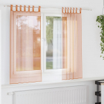 AASADEGA VOILE KARDINAD 2 TK TERRAKOTA 140X175 CM