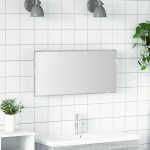 Peegel LED -ribatuledega peegliga kerge hall sonoma 80 x 37 cm