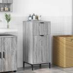 Vannitoa kapp hall sonoma 39,5 x 36 x 88 cm tehispuit & metall