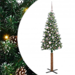 Peen j&otilde;ulupuu koos alusega roheline 150 cm pvc ja tahke m&auml;nd