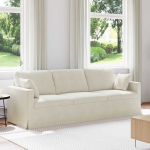 Diivan cream 228 x 78 x 80 cm Samet