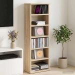 CD kapp Sonoma tamm 60 x 17 x 92 cm Tehispuit