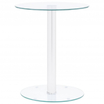 Diivanilaud, l&auml;bipaistev, 40cm, karastatud klaas