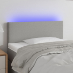 LED-voodipeats, helehall, 90x5x78/88 cm, kangas