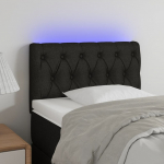 LED-voodipeats, must, 80x7x78/88 cm, kangas