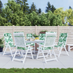 K&otilde;rge seljatoega toolipadjad 6 tk, lehemuster, oxford kangas