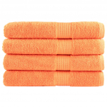 Saunalina solund 4 tk, oranž, 80x200 cm, 600 gsm