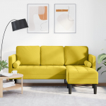 AIA DIIVAN KOOS BENCH JA PADJADEGA, L-KUJULINE KOLLANE SAMET, L-KUJULINE DIIVAN KOLLANE 173X131X67 CM SAMET, BENCH KOLLANE 113X57X39 CM SAMET
