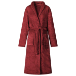 Hommikumantel ilma kapuutsita bordeaux punane XXL flanell