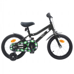 Laste Bike 14 Tolli 3-5 Aastat Must