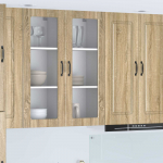 K&ouml;&ouml;gikapp riiuliga sonoma tamm 40 x 31 x 100 cm tehispuit