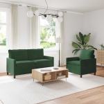Diivanikomplekt 2 pcs Jungle roheline kangas