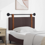 Rippuv voodipeats &Uuml;ksv&auml;rviline Tume pruun 110 x 55 x 5 cm Antiik PU