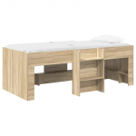 Laste k&otilde;rge voodi raam 2 pcs Sonoma tamm 98.5 x 200 cm
