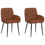 S&ouml;&ouml;gitoa Toolid 2 pcs Kunstnahk Pruun 57 x 50 x 85 cm