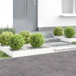 Murupiire 4 tk 100 x 60 x 20 cm Teras Valge