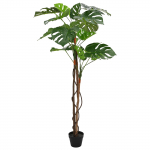 Tehis Monstera taim Roheline 94 x 18 x 170 cm Kangas ja Puit