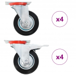 8 tk p&ouml;&ouml;rlevad rattad 100 mm
