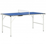 150 cm lauatennise laud v&otilde;rguga 152 x 76 x 66 cm, sinine