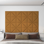 SEINAPANEELID 12 TK, PRUUN, 30 X 30 CM, SAMET, 0,54 M&sup2;
