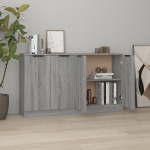 Puhvetkapid 2 tk, hall sonoma tamm, 60 x 30 x 70 cm, tehispuit