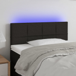 LED-voodipeats, must, 100x5x78/88 cm, kangas