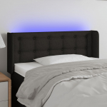 LED-voodipeats, must, 93x16x78/88 cm, kangas