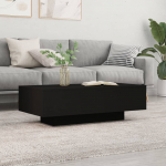 Diivanilaud, must, 100 x 49,5 x 31cm, tehispuit